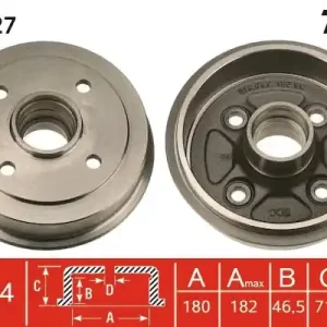 Hit cenowy Bęben hamulcowy TRW DB4327