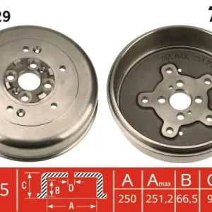 Bęben hamulcowy TRW DB4329 Darmowy zwrot