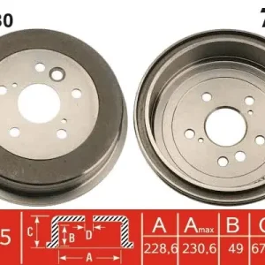 Szybka dostawa Bęben hamulcowy TRW DB4330
