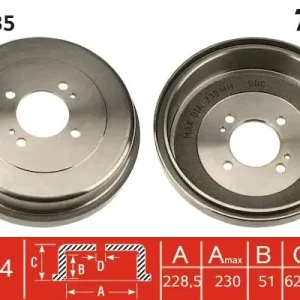 Bęben hamulcowy TRW DB4335 Tylko dziś