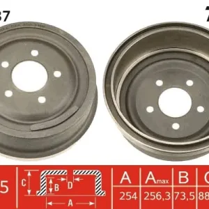 Bęben hamulcowy TRW DB4337 Zniżka
