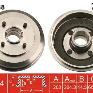 Bęben hamulcowy TRW DB4338 Wyjątkowa oferta