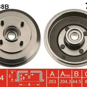 Bęben hamulcowy TRW DB4338B Hit cenowy