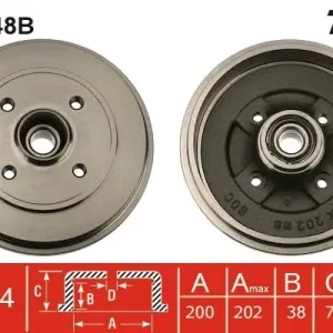 Bezpieczne zakupy Bęben hamulcowy TRW DB4348B