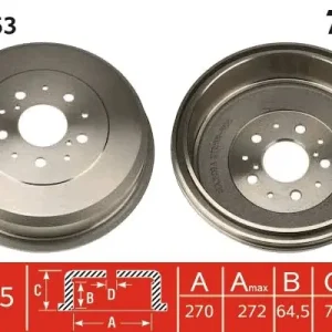 Bęben hamulcowy TRW DB4353 Wyprzedaż