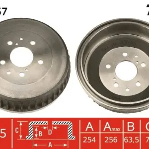 Bęben hamulcowy TRW DB4357 Bezpieczne zakupy
