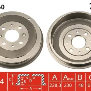 Bęben hamulcowy TRW DB4360 Darmowy zwrot