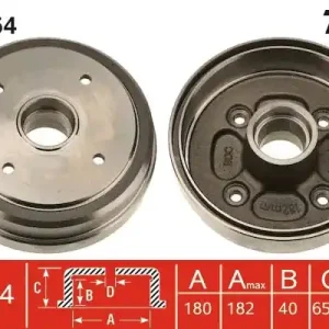 Nie przegap Bęben hamulcowy TRW DB4364