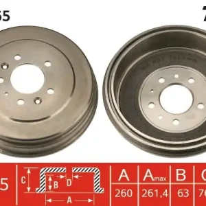 Bęben hamulcowy TRW DB4365 Oferta