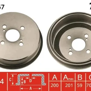 Bęben hamulcowy TRW DB4367 Tylko do końca tygodnia