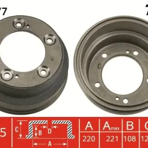 Bęben hamulcowy TRW DB4377 Promocja
