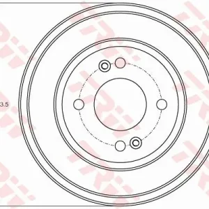 Tylko dziś Bęben hamulcowy TRW DB4401