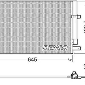 Kup online Skraplacz, klimatyzacja DENSO DCN01024
