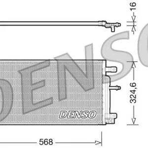 Wysoka jakość Skraplacz, klimatyzacja DENSO DCN02020