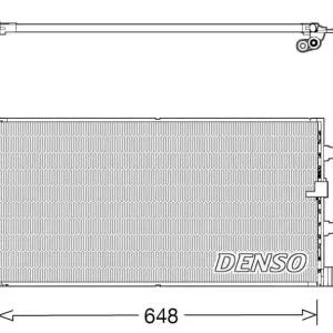 Dostępne od ręki Skraplacz, klimatyzacja DENSO DCN02044