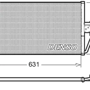Zniżka Skraplacz, klimatyzacja DENSO DCN05021