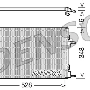 Najlepsza cena Skraplacz, klimatyzacja DENSO DCN06003