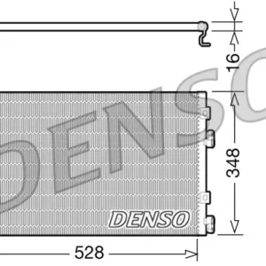 Darmowa dostawa Skraplacz, klimatyzacja DENSO DCN06004