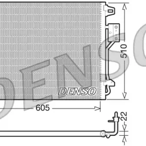 Wybór klientów Skraplacz, klimatyzacja DENSO DCN06006
