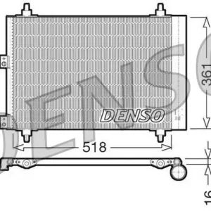Hit sprzedaży Skraplacz, klimatyzacja DENSO DCN07006
