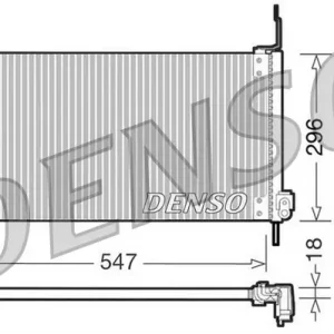 Ekspresowa dostawa Skraplacz, klimatyzacja DENSO DCN09016