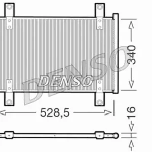 Skraplacz, klimatyzacja DENSO DCN09051 Rabat