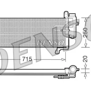 Dodaj do koszyka Skraplacz, klimatyzacja DENSO DCN09094