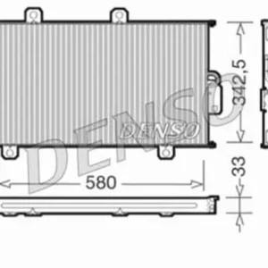 Nie przegap Skraplacz, klimatyzacja DENSO DCN09140