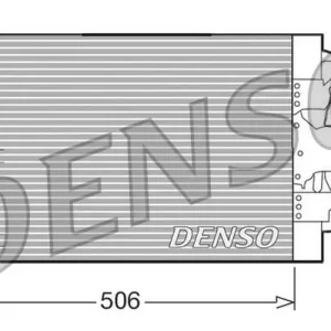 Najlepsza cena Skraplacz, klimatyzacja DENSO DCN10004
