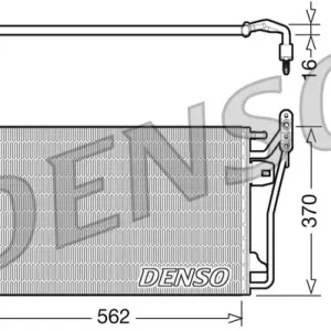 Wysoka jakość Skraplacz, klimatyzacja DENSO DCN10025