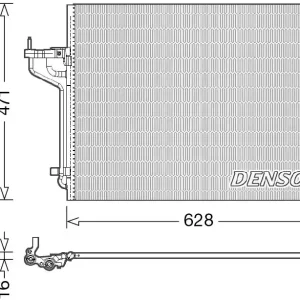 Skraplacz, klimatyzacja DENSO DCN10029 Szybka wysyłka