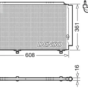 Skraplacz, klimatyzacja DENSO DCN10041 Zamów teraz