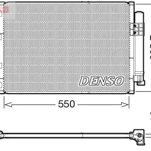 Skraplacz, klimatyzacja DENSO DCN10043 Szybka dostawa
