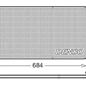 Kup online Skraplacz, klimatyzacja DENSO DCN10045