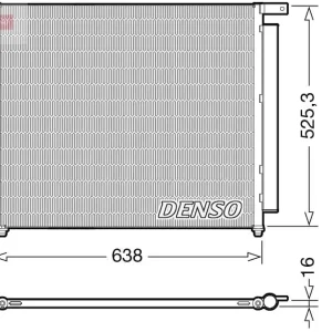 Skraplacz, klimatyzacja DENSO DCN10049 Oferta czasowa