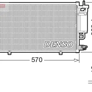 Skraplacz, klimatyzacja DENSO DCN10051 Ograniczona ilość