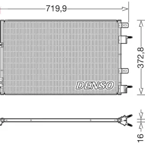 Skraplacz, klimatyzacja DENSO DCN11008 Dostępne od ręki