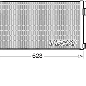 Szybka wysyłka Skraplacz, klimatyzacja DENSO DCN11010
