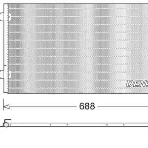 Wyjątkowa oferta Skraplacz, klimatyzacja DENSO DCN13004
