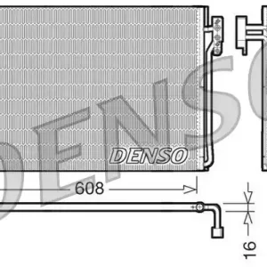 Nie przegap Skraplacz, klimatyzacja DENSO DCN14001