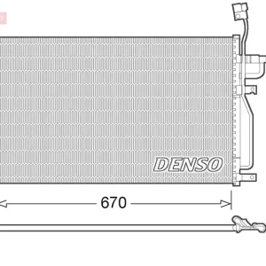 Skraplacz, klimatyzacja DENSO DCN15002 Szybka dostawa