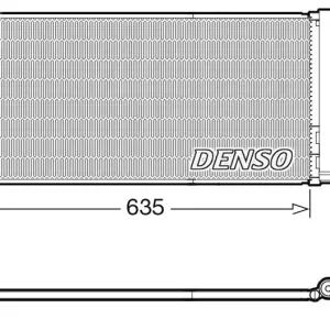 Skraplacz, klimatyzacja DENSO DCN15007 Hit cenowy