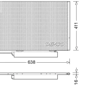 Skraplacz, klimatyzacja DENSO DCN17006 Oferta limitowana
