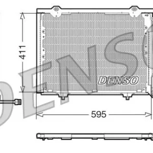 Skraplacz, klimatyzacja DENSO DCN17016 Wyprzedaż