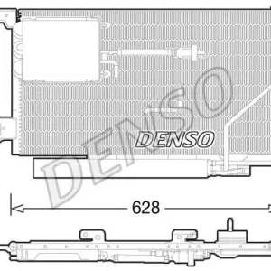 Skraplacz, klimatyzacja DENSO DCN17024 Dodaj do koszyka