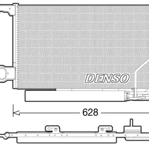 Tylko dziś Skraplacz, klimatyzacja DENSO DCN17026