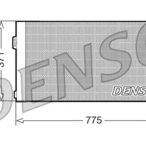 Skraplacz, klimatyzacja DENSO DCN17050 Bestseller