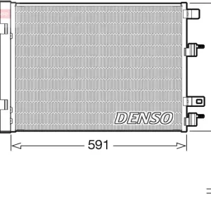 Tylko do końca tygodnia Skraplacz, klimatyzacja DENSO DCN17063