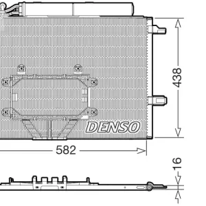 Dodaj do koszyka Skraplacz, klimatyzacja DENSO DCN17065