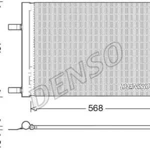 Nie przegap Skraplacz, klimatyzacja DENSO DCN20008